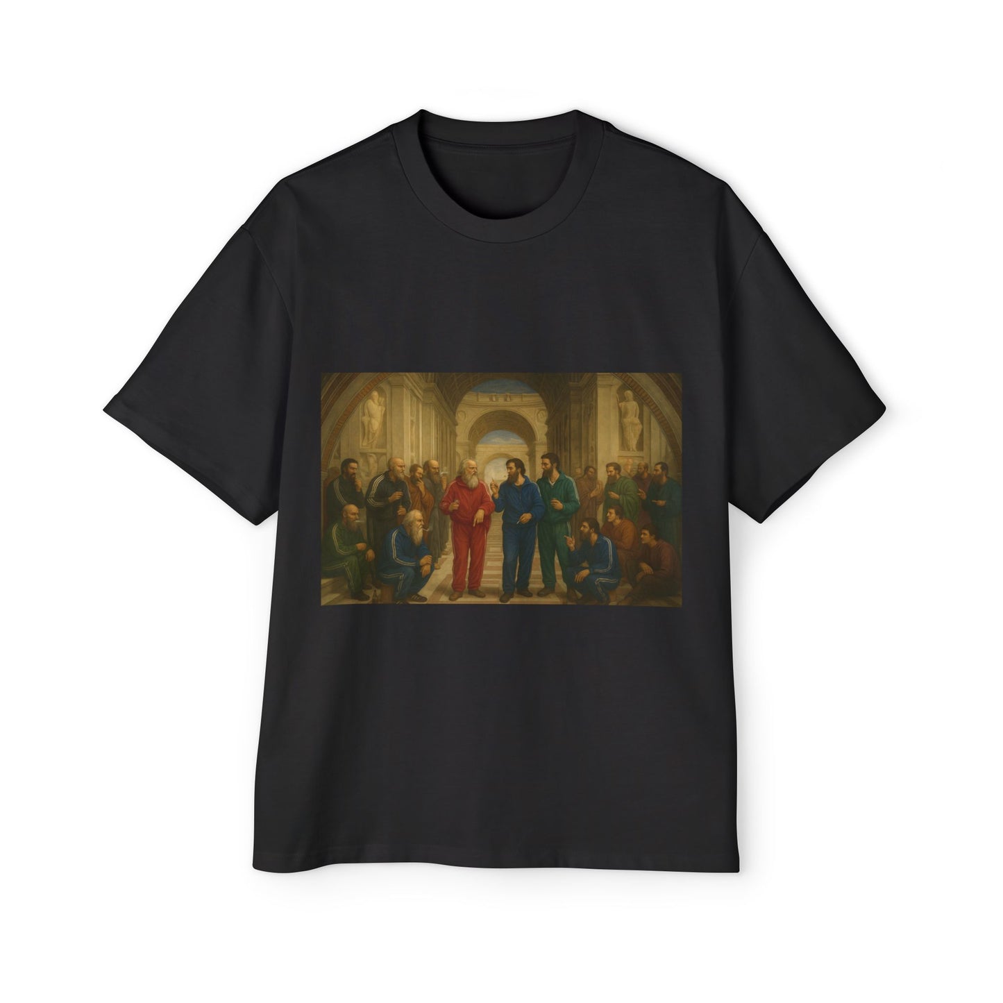 Balkan School of Athens - Mens Oversized Tee