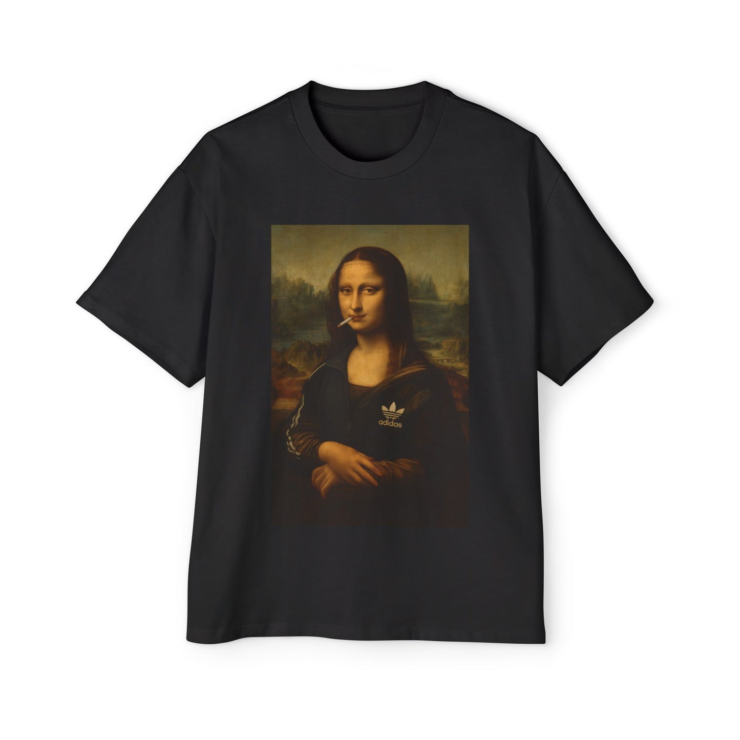 Balkan Mona Lisa - Men's Oversized Tee